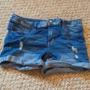 Ripped Jeans Shorts